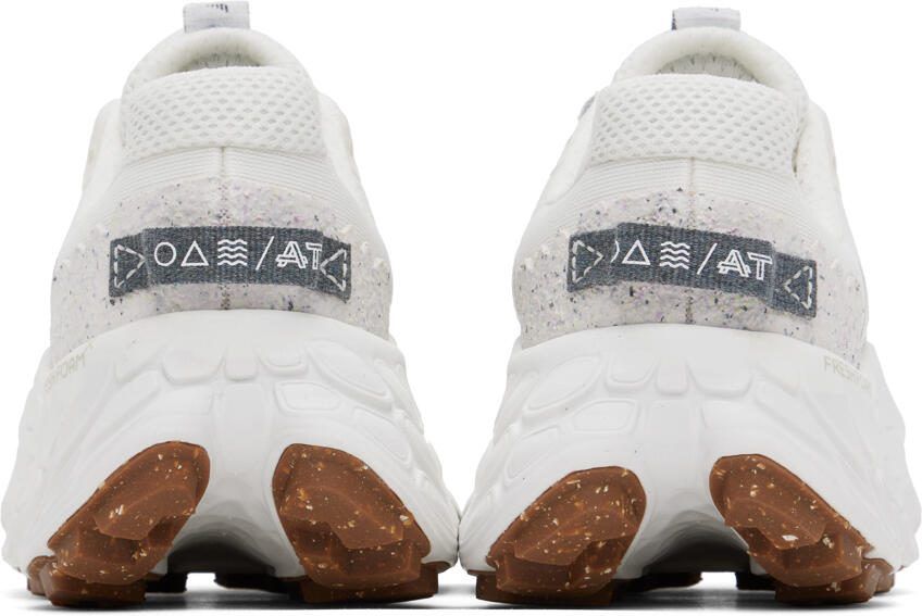 New Balance White Trail More v3 Sneakers