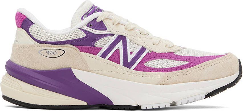 New Balance Off-White  Purple Made in USA 990v6 Sneakers - Picture 6