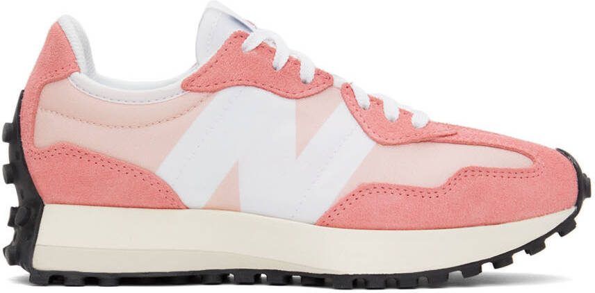 New Balance Pink  White 327 Sneakers - Picture 6