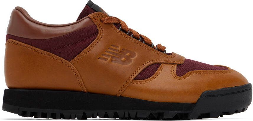 New Balance Brown  Burgundy Rainier Low Sneakers