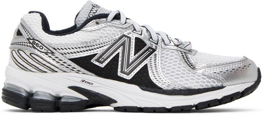 New Balance White  Black 860v2 Sneakers