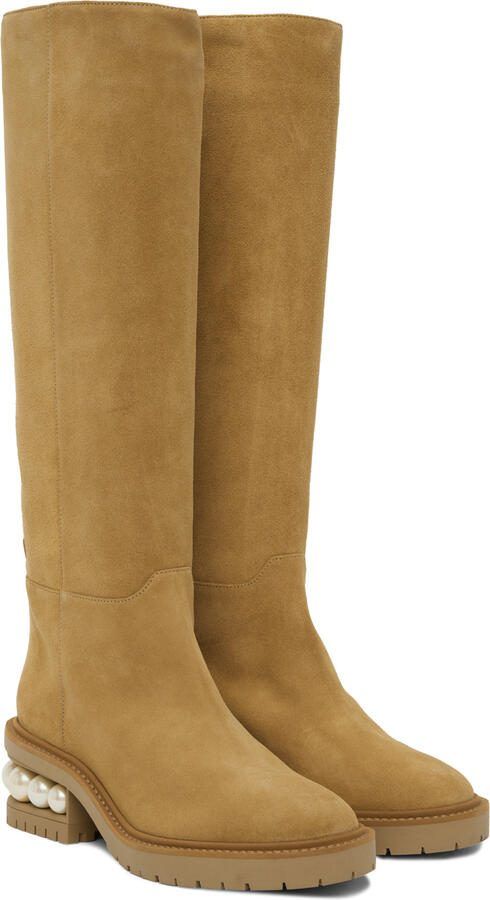 Nicholas Kirkwood Tan Casati Riding Boots - Picture 2