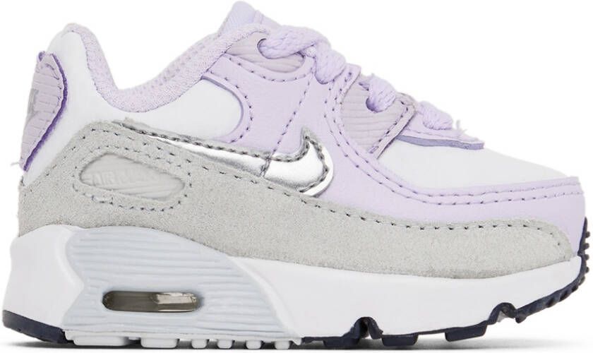 Nike Baby Purple  White Air Max 90 LTR Sneakers
