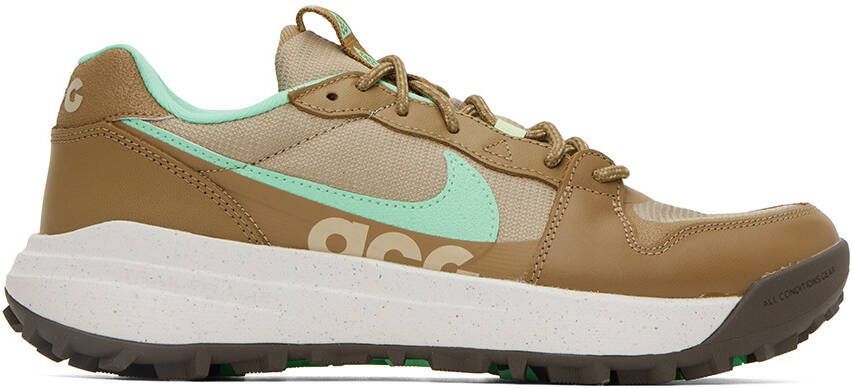 Nike Beige ACG Lowcate Sneakers - Picture 5