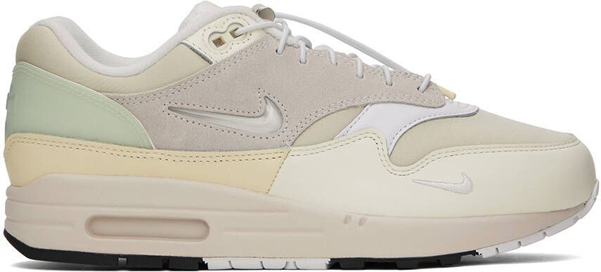 Nike Beige  Off-White Air Max 1 Premium Sneakers - Picture 5