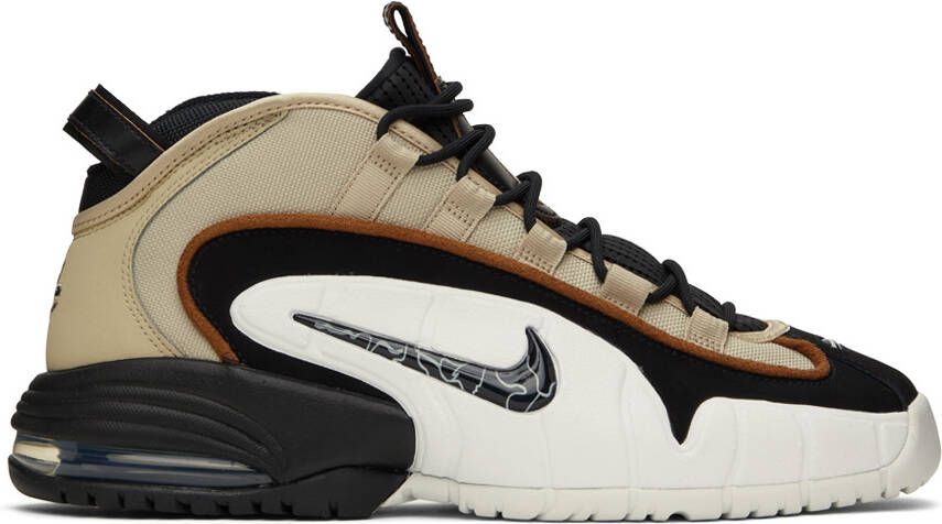 Nike Black  Beige Air Max Penny Sneakers