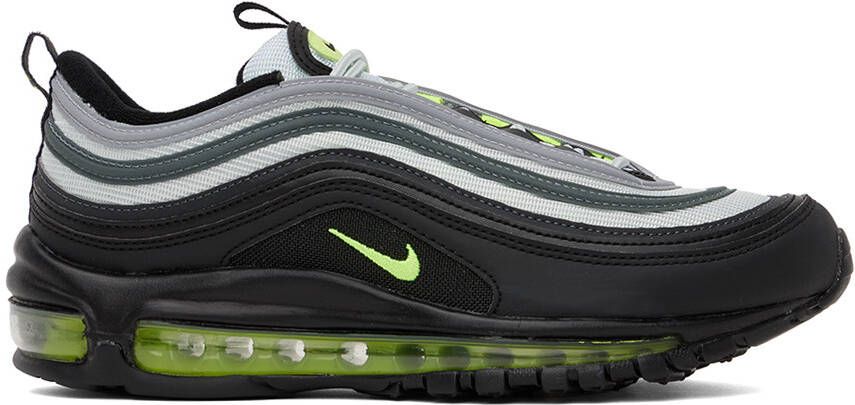 Nike Black  Gray Air Max 97 Sneakers - Picture 5