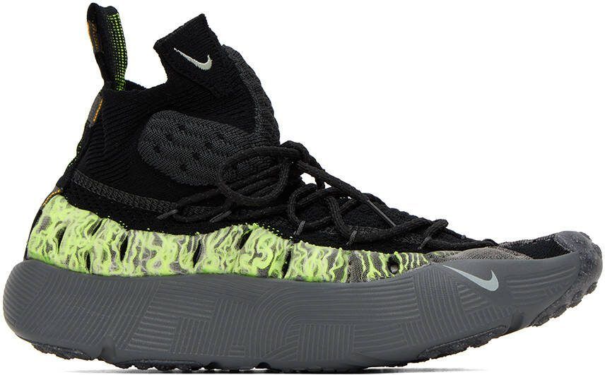 Nike Black  Grey ISPA Sense Flyknit Sneakers - Picture 5