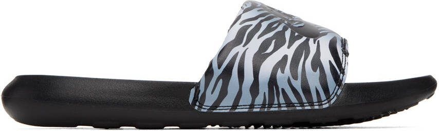 Nike Black  Off-White Victori One Slides - Picture 5
