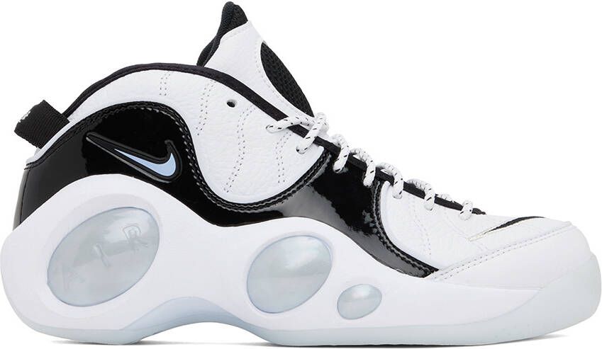 Nike Black  White Air Zoom Flight 95 Sneakers - Picture 5