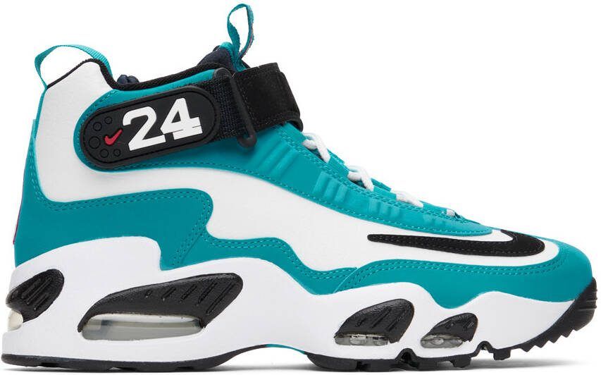 Nike Blue  White Air Griffey Max 1 Sneakers - Picture 5