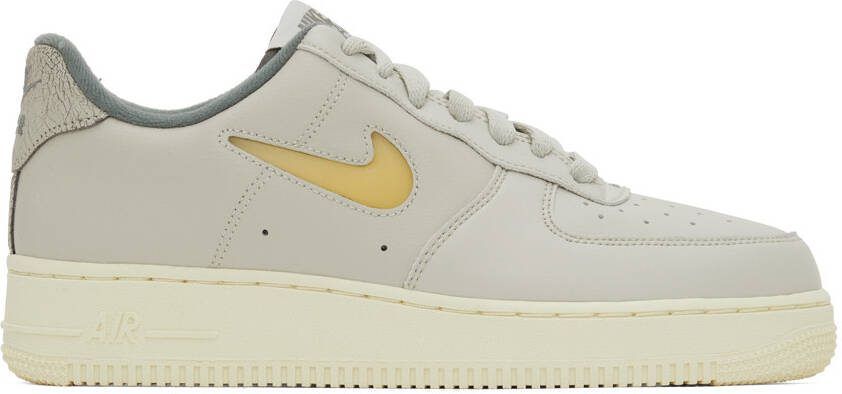 Nike Gray Air Force 1 07 LX Sneakers - Picture 5
