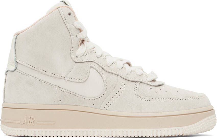 Nike Gray Air Force 1 Sculpt Sneakers - Picture 5