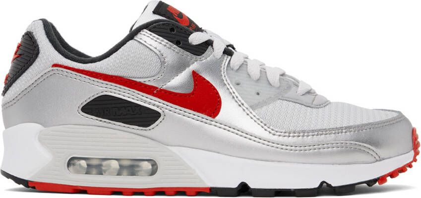 Nike Gray Air Max 90 Sneakers - Picture 5