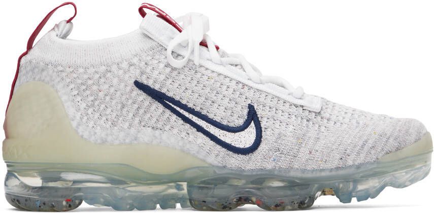 Nike Gray Air VaporMax 2021 FK Low-Top Sneakers - Picture 5