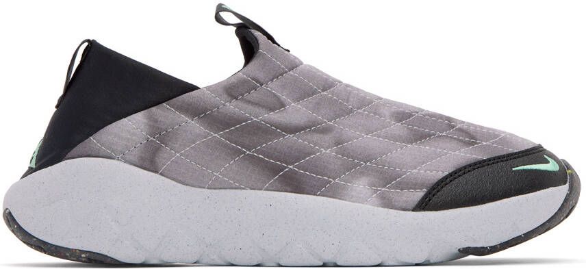 Nike Gray  Black ACG Moc 3.5 Sneakers - Picture 4