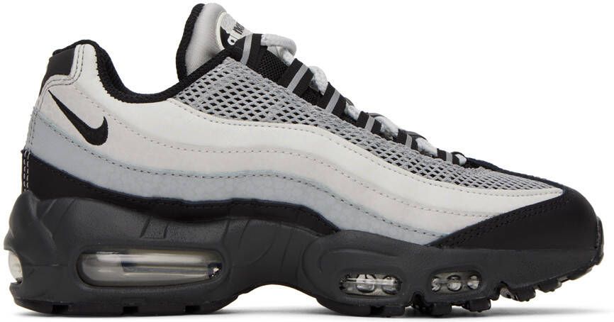 Nike Gray  Black Air Max 95 LX Sneakers - Picture 5