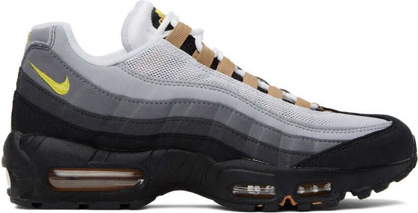 Nike Gray  Black Air Max 95 Sneakers - Picture 5