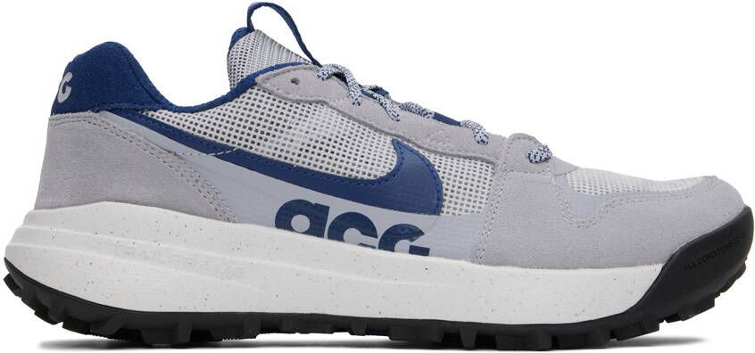 Nike Gray  Navy ACG Lowcate Sneakers - Picture 5