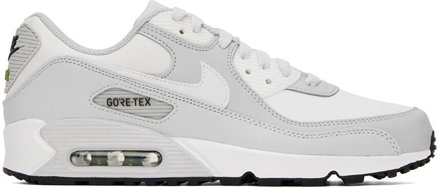 Nike Gray  Off-White Max 90 GTX Sneakers - Picture 5