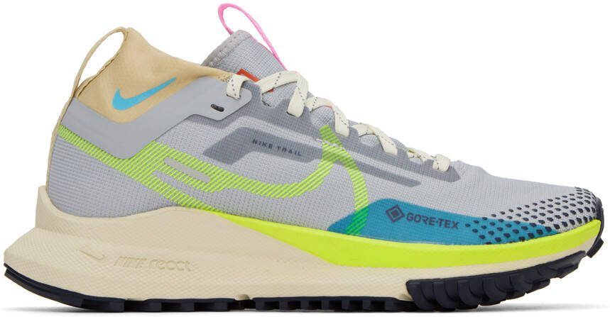 Nike Gray React Pegasus Trail 4 GTX Sneakers - Picture 8