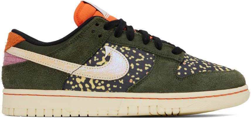 Nike Green  Orange Dunk Low Retro SE Sneakers