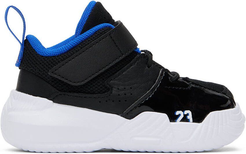 Nike Jordan Baby Black  Blue Jordan Stay Loyal 2 Sneakers - Picture 4