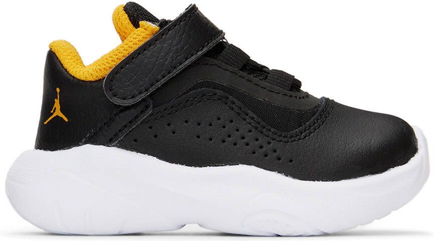 Nike Jordan Baby Black  Yellow Jordan 11 CMFT Sneakers - Picture 4
