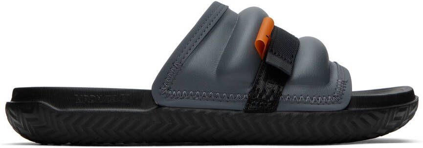 Nike Jordan Gray  Black Jordan Super Play Sandals - Picture 5