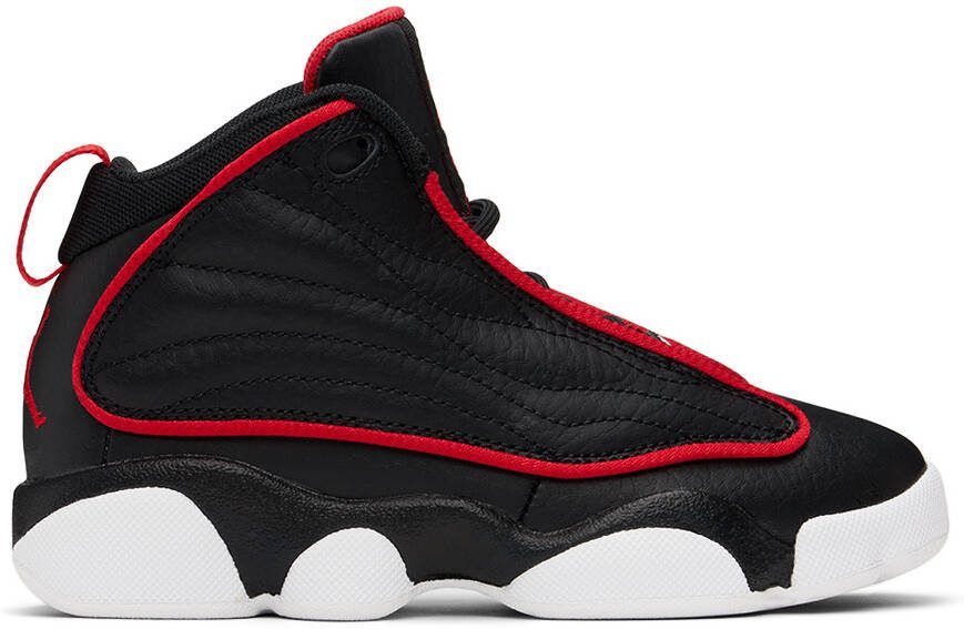 Nike Jordan Kids Black  Red Jordan Pro Strong Little Kids Sneakers - Picture 4