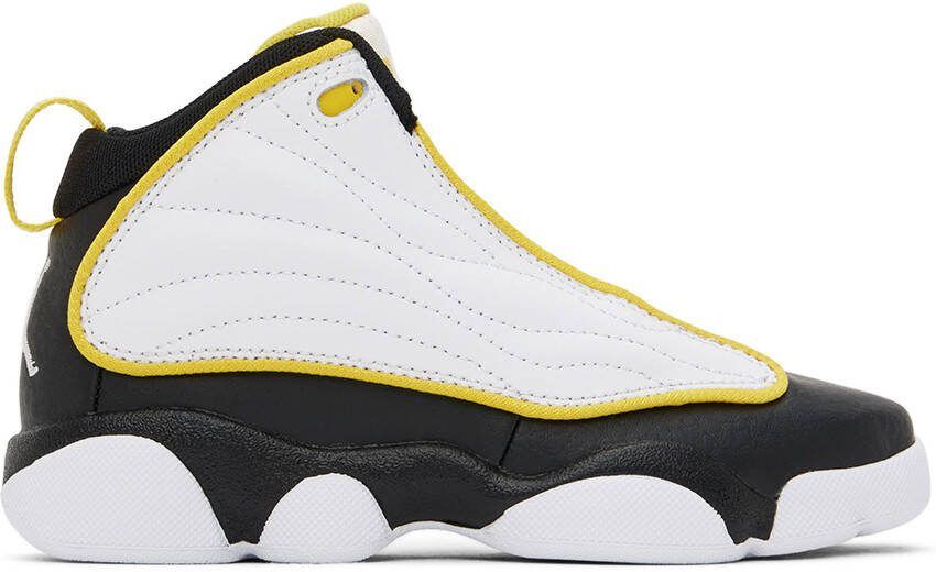 Nike Jordan Kids Black  White Jordan Pro Strong Little Kids Sneakers - Picture 5