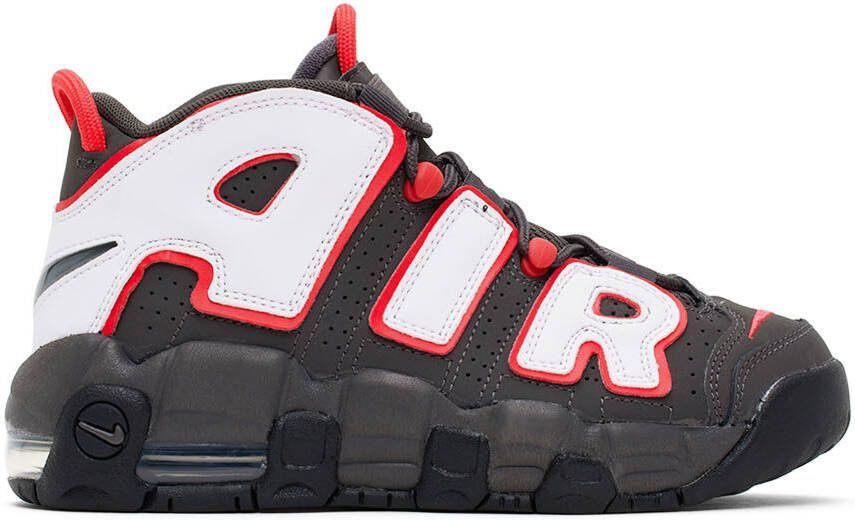 Nike Kids Grey  Pink More Uptempo Big Kids Sneakers