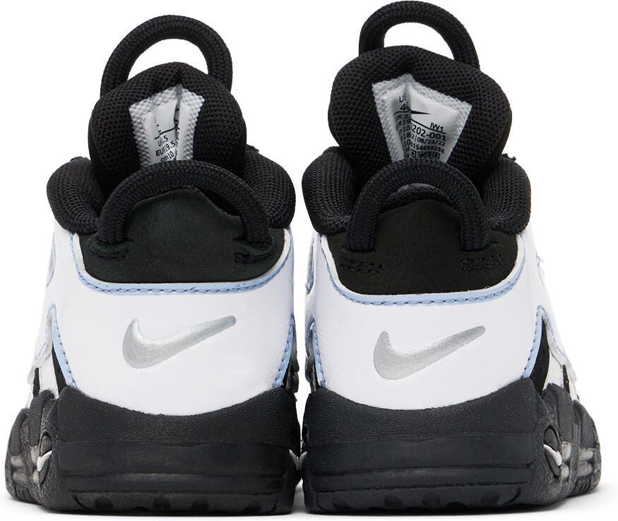 Nike Baby Black  White Air More Uptempo Sneakers