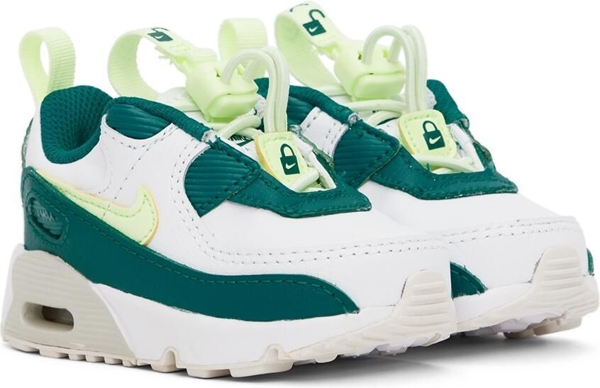 Nike Baby Green  White Air Max 90 Toggle Sneakers - Picture 3