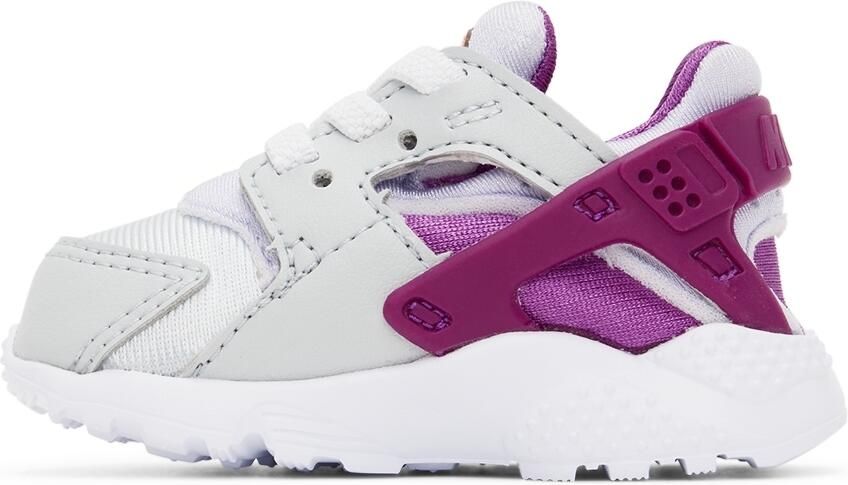 Nike Baby Silver  Purple Huarache Run Sneakers