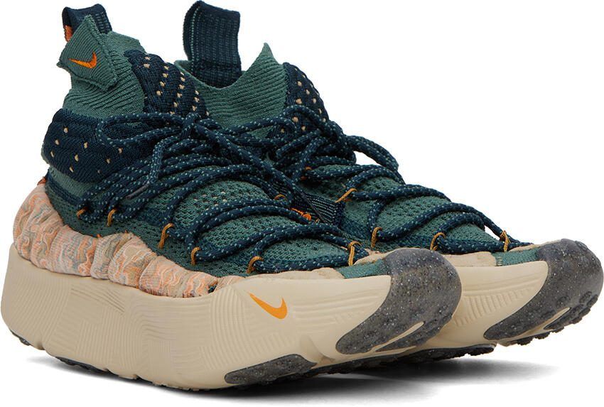 Nike Beige  Navy ISPA Sense Flyknit Sneakers - Picture 2