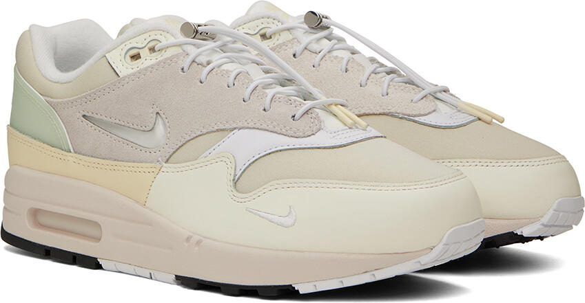Nike Beige  Off-White Air Max 1 Premium Sneakers - Picture 2