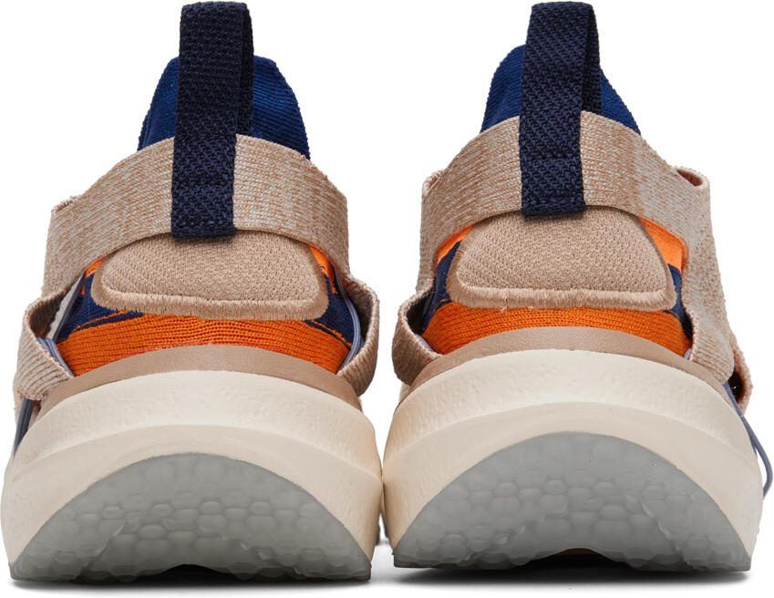 Nike Beige  Orange Spark Flyknit Sneakers