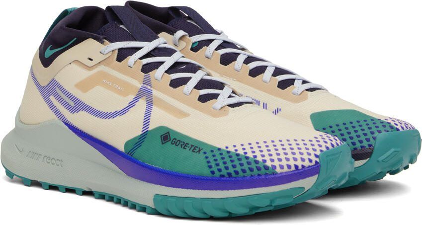Nike Beige Pegasus Trail 4 GTX Sneakers - Picture 2