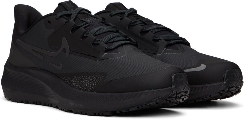 Nike Black Air Zoom Pegasus 38 Shield Sneakers - Picture 2