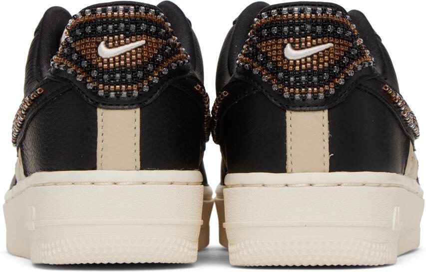Nike Black  Beige Premium Goods Edition Air Force 1 'The Sophia' Sneakers - Picture 2
