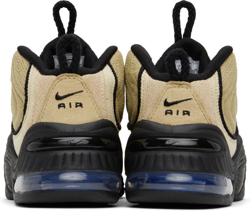 Nike Black  Beige Stüssy Edition Air Penny II Sneakers - Picture 6