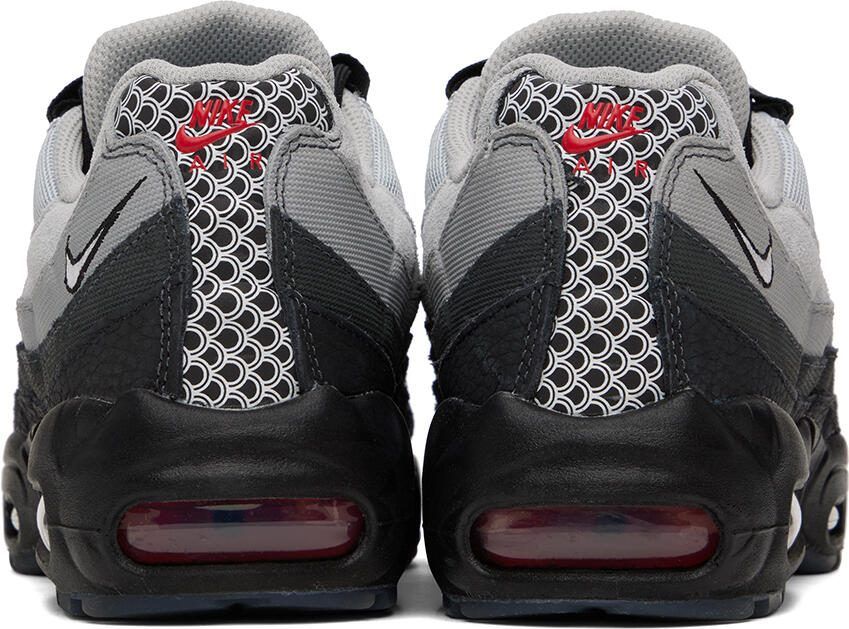Nike Black  Gray Air Max 95 Premium Sneakers