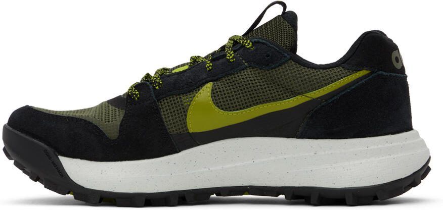 Nike Black  Green ACG Lowcate Sneakers - Picture 4