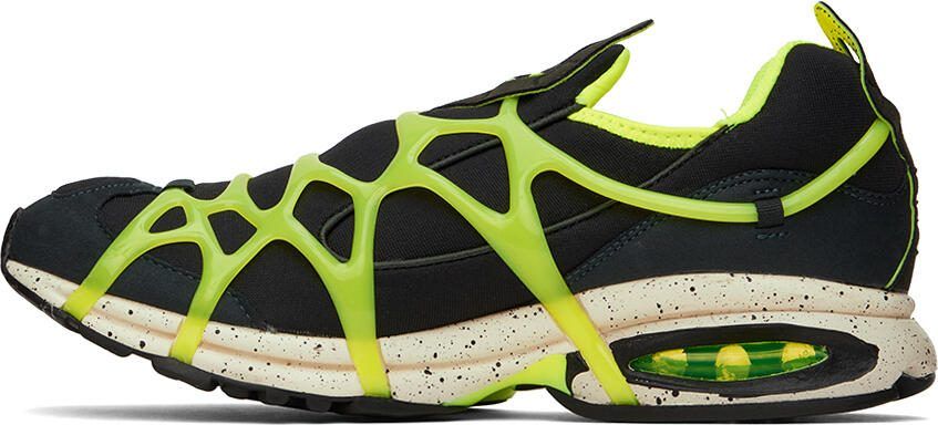 Nike Black  Green Air Kukini Sneakers - Picture 3