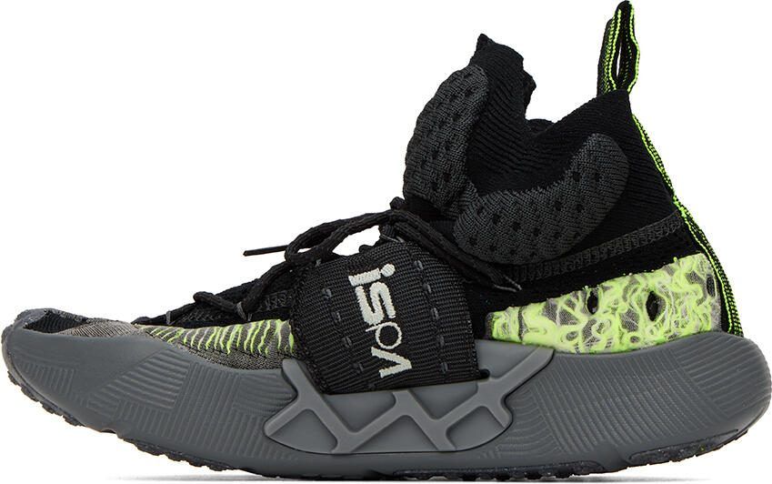 Nike Black  Grey ISPA Sense Flyknit Sneakers - Picture 3