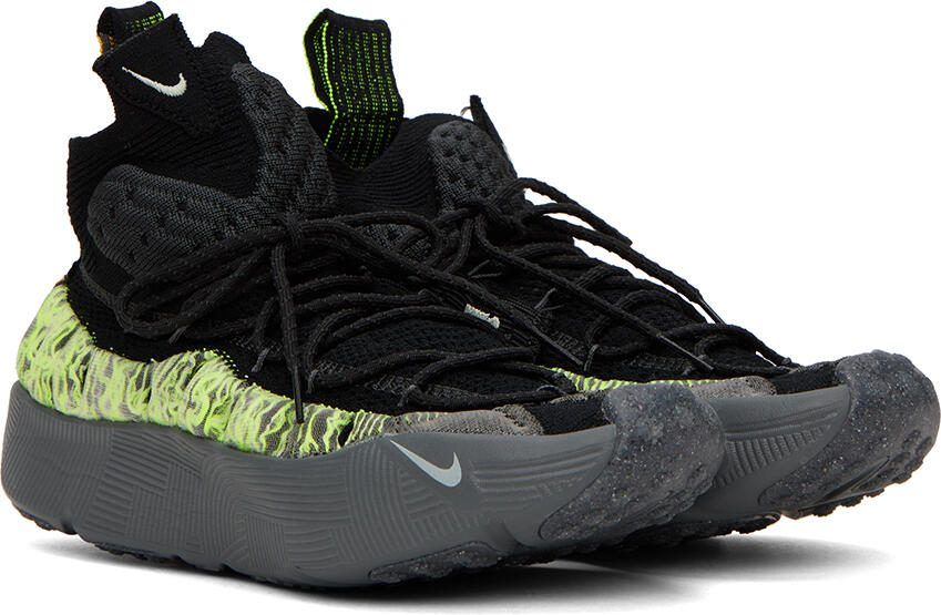 Nike Black  Grey ISPA Sense Flyknit Sneakers - Picture 2