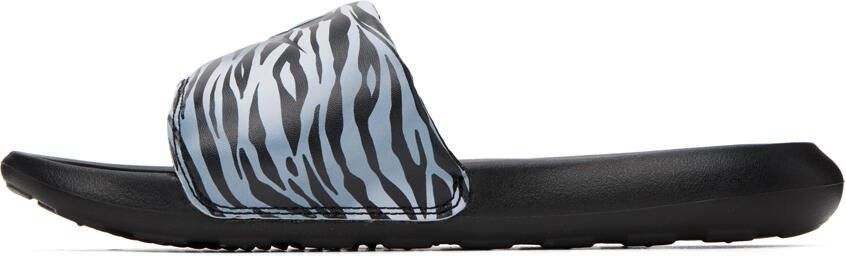 Nike Black  Off-White Victori One Slides - Picture 4