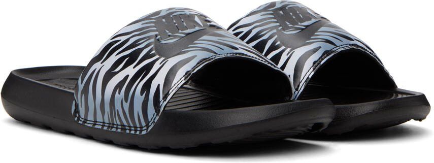 Nike Black  Off-White Victori One Slides - Picture 2