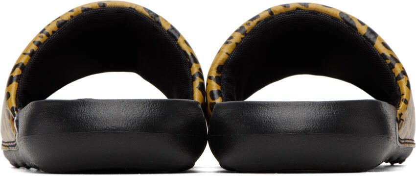 Nike Black  Tan Victori One Slides